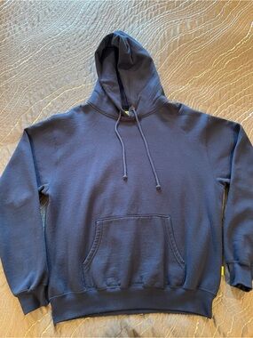 Yellow Label Co. Navy Blue Pullover Hoodie